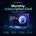 TOKENADVENT  Monthly Subscription Cards support CODEX